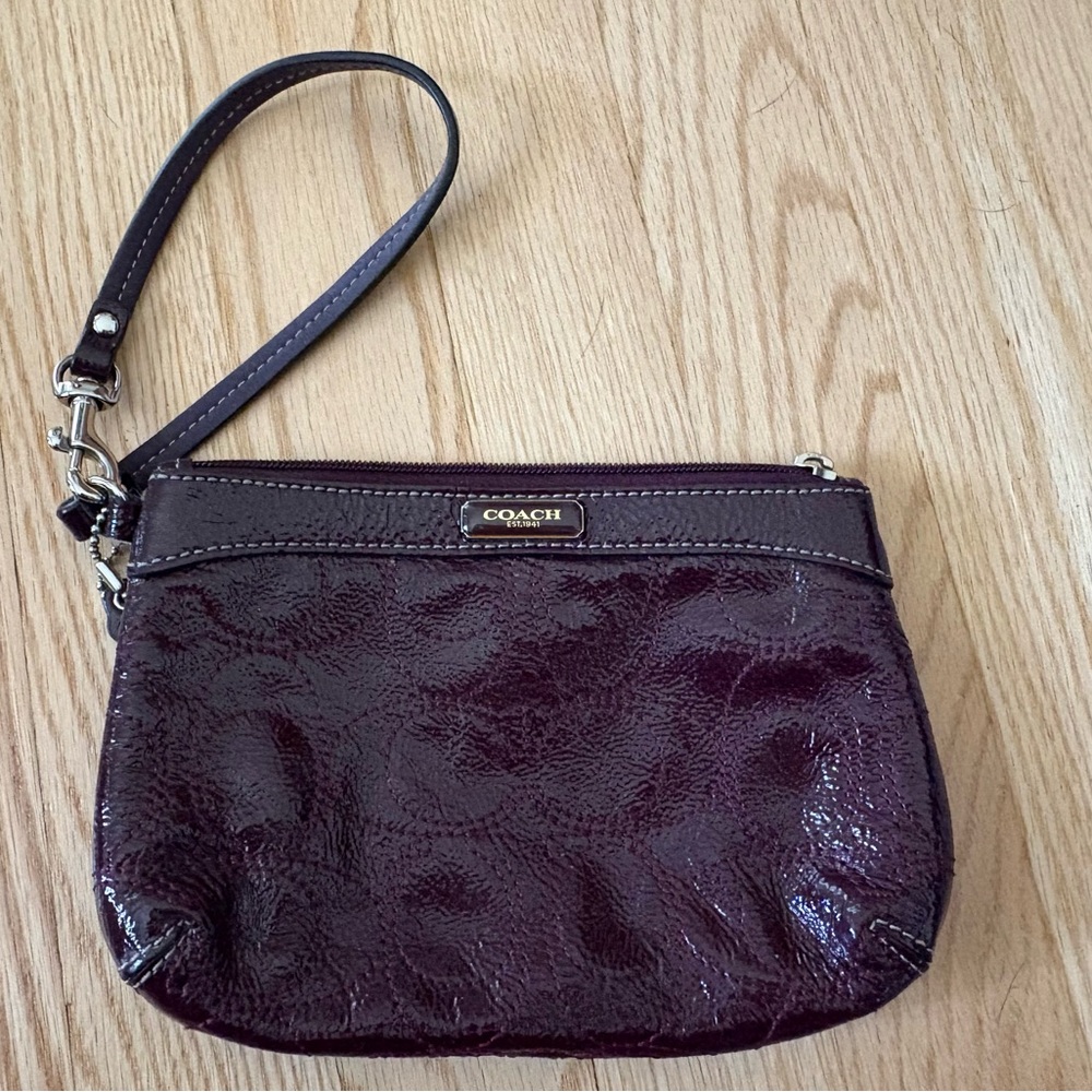 Coach Purple Clutch and Wristlet Collection